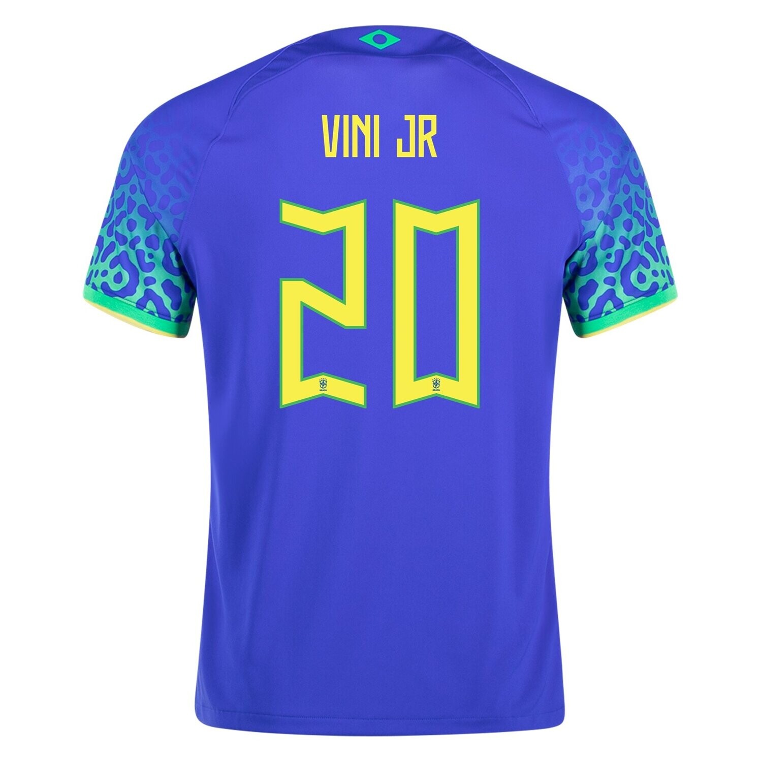 Brazil 2022 World Cup Away Soccer Jersey Vini Jr. #20