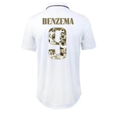 Real Madrid Benzema #9 Ballon d‘Or Special Edition Jersey