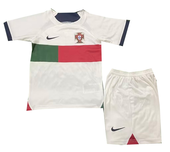 Portugal 2022 Away World Cup Jersey Kids Kit