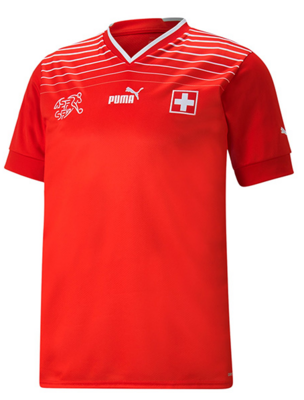 Switzerland World Cup Home Soccer Jersey 2022
