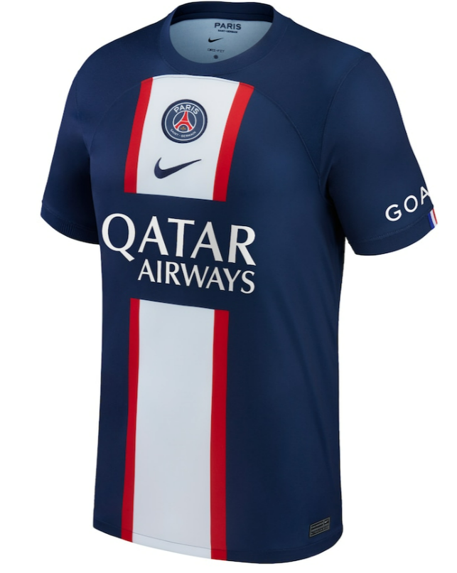 Paris Saint-Germain PSG Home Soccer Jersey 22-23