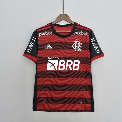 Flamengo Home Soccer Jersey All sponsor 22-23