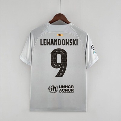 Barcelona Third Soccer Jersey 22-23 Lewandowski 9