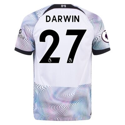 Latest 22-23 Liverpool Away Jersey Darwin 27