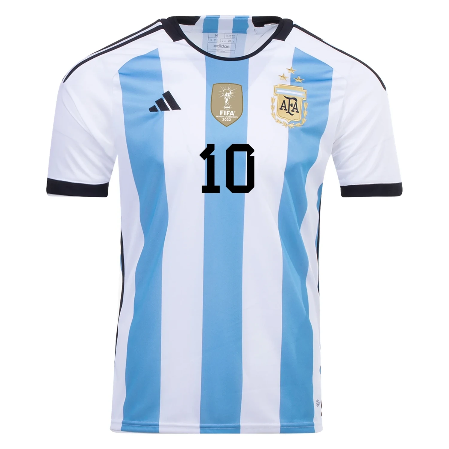 Lionel Messi Argentina Champion Version Home Jersey Three Star 2023