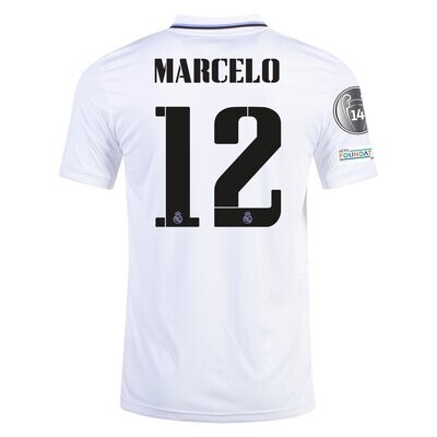 Real Madrid Home UCL Jersey 22-23 (Marcelo 12)