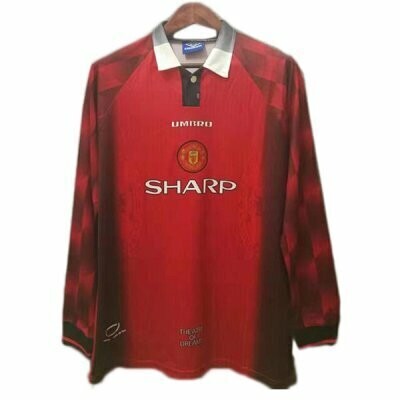 Manchester United Home Long Sleeve Jersey 1996-1998