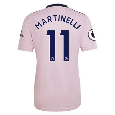 Arsenal Third Soccer Jersey Shirt 22-23 Gabriel Martinelli
