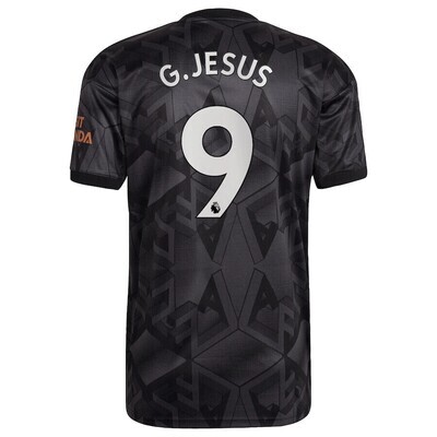 Gabriel Jesus Arsenal Away Soccer Jersey Shirt 22-23