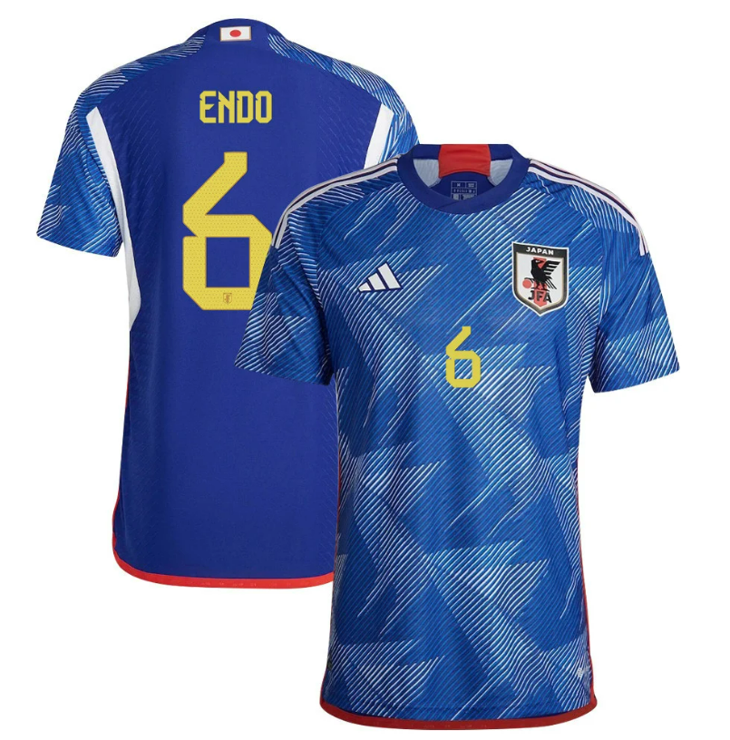 Japan World Cup Home Jersey 2022 Endo #6