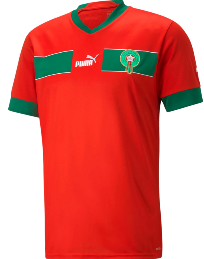 Morocco World Cup Home Soccer Jersey 2022