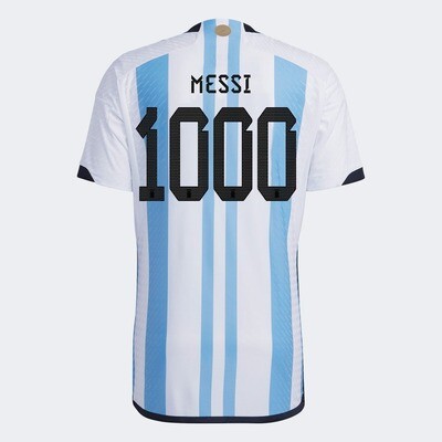 Lionel Messi Argentina 1000th Match Celebration Jersey