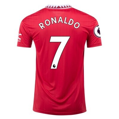 Man United Home Ronaldo 7 Red Soccer Jersey 22-23