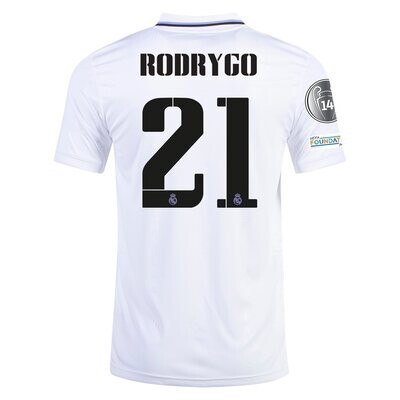 Real Madrid Home UCL Jersey 22-23 (Rodrygo 21)