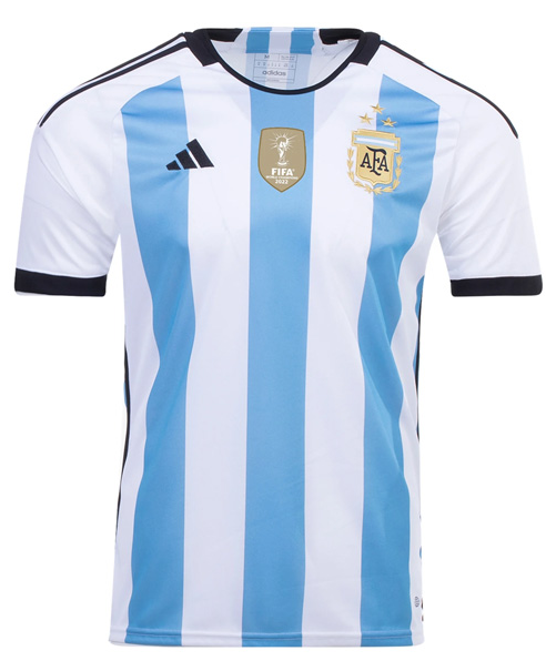Argentina Champion Version Home Jersey Three Star 2022