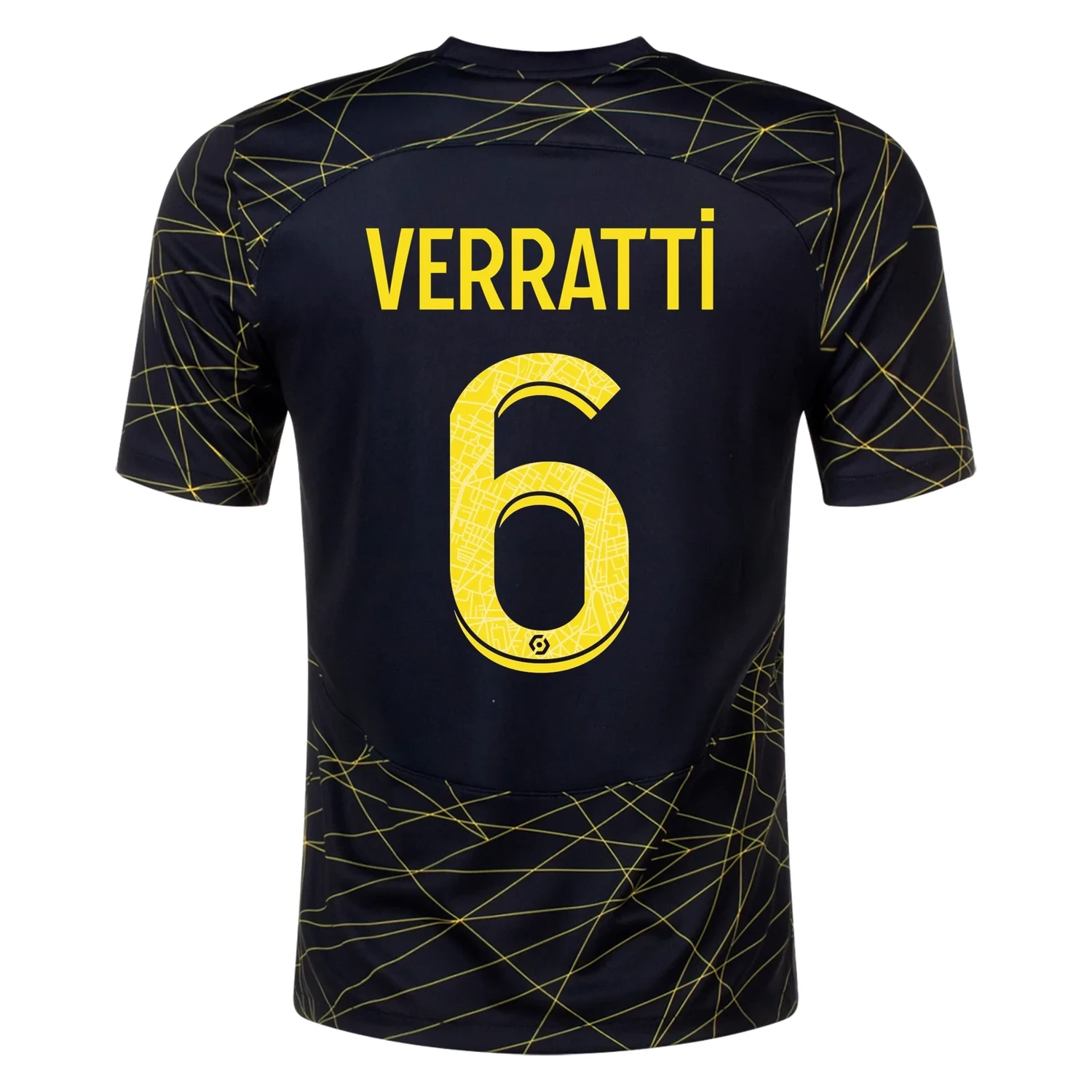 Marco Verratti Paris Saint-Germain PSG Fourth Soccer Jersey 22-23