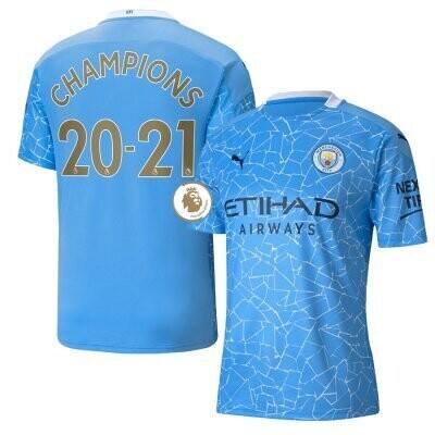 Manchester City Home EPL CHAMPIONS Shirt 20-21 Manchester City Home EPL CHAMPIONS Shirt 20-21