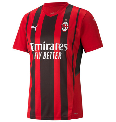 AC Milan Home Soccer Jersey 21-22 (Player Version)