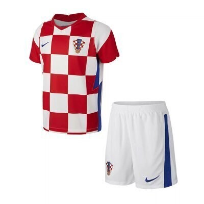 2021 Croatia Home Jersey Kids Kit