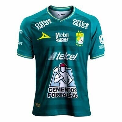 Club Leon Home Green Soccer Jersey Shirt 21