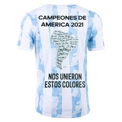 2021 Argentina Copa America 15th Title Shirt(Player Version)