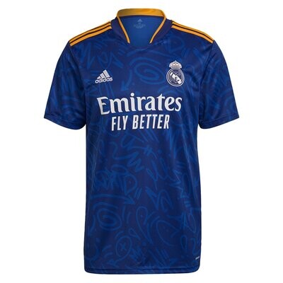 Real Madrid Away Blue Jersey Shirt 21-22