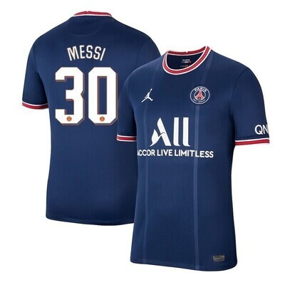 PSG Home Messi #30 Champion League Jersey