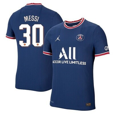 PSG Home Blue Messi #30 Champion League jersey (Player version)