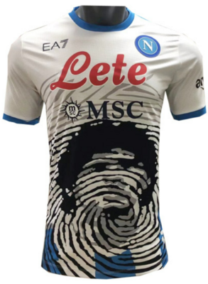 Napoli Tribute to Maradona Limited Edition White Jersey