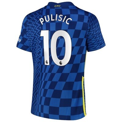 Chelsea Home Soccer Jersey 21-22 Pulisic 10