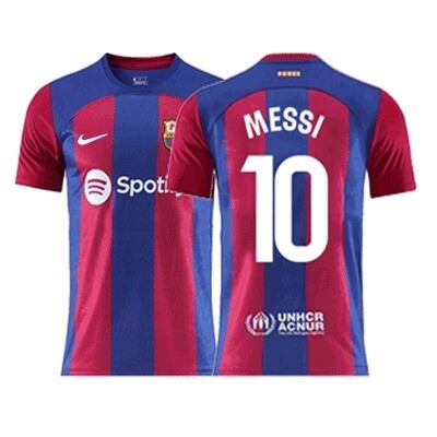 FC Barcelona 23/24 Lionel Messi Home Soccer Jersey Shirt