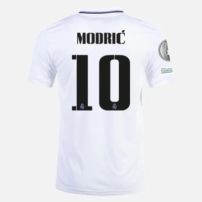 Real Madrid Home UCL White Jersey 22-23 Modric 10 Real Madrid Home UCL White Jersey 22-23 Modric 10