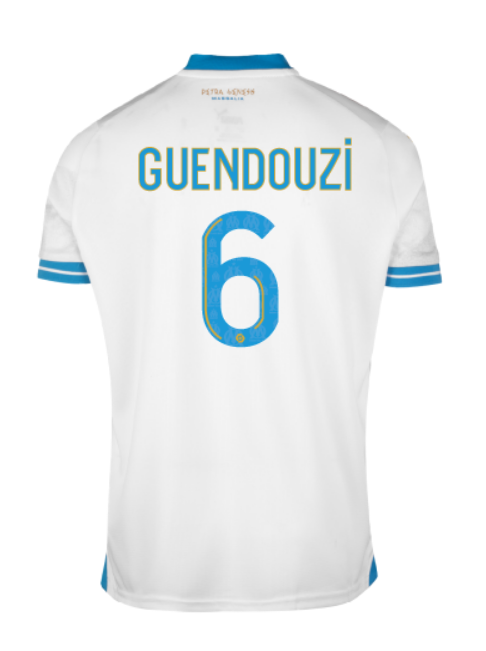 GUENDOUZI # 6 Olympique de Marseille 23/24 Home White Soccer Jersey –  Footbalshop