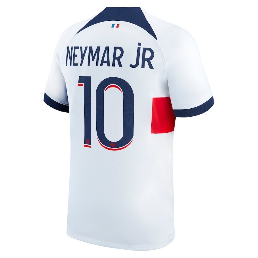 Neymar Jr. PSG 23/24 Away White Soccer Jersey maillot de foot extérieur