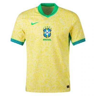 Brazil 24/25 Home Yellow Jersey for Men