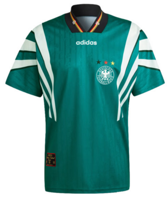 Germany 1996 Away Retro Jersey for Men