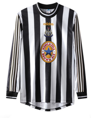 Newcastle United 97/99 Home Long Sleeve Retro Jersey