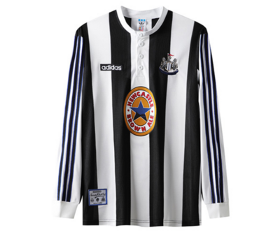 Newcastle United 95/97 Home Long Sleeve Retro Jersey
