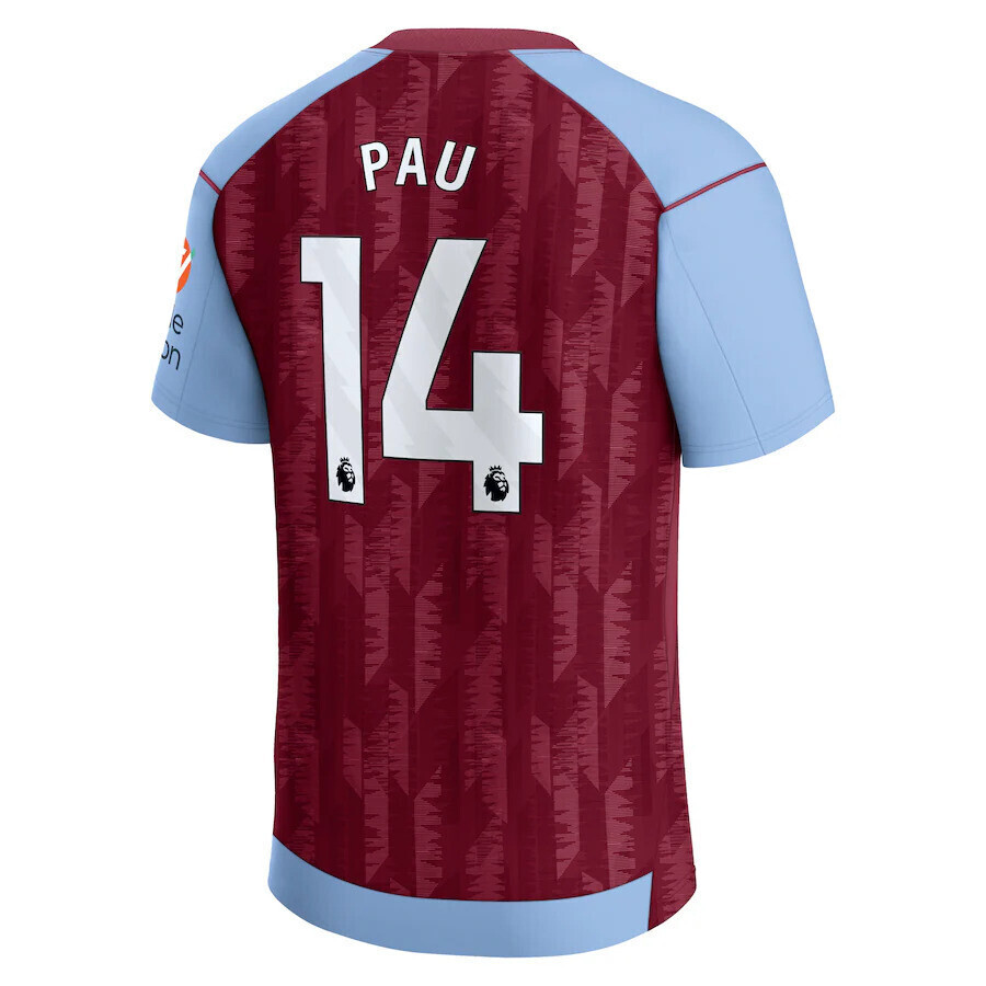 Aston Villa 23/24 Home Soccer Jersey PAU 14