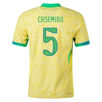 Brazil 24/25 Home Yellow Jersey for Men CASEMIRO