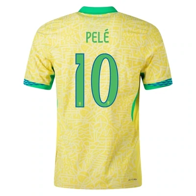Brazil 24/25 Home Yellow Jersey for Men Pelé