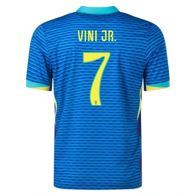 Brazil 24/25 Away Blue Jersey for Men VINICIUS JR.