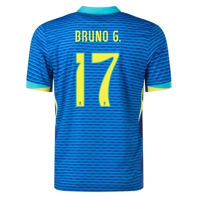 Brazil 24/25 Away Blue Jersey for Men Bruno Guimarães