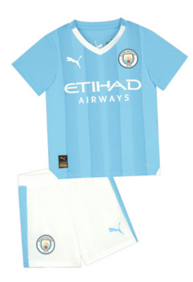 Manchester City 23/24 Home Kids Kit