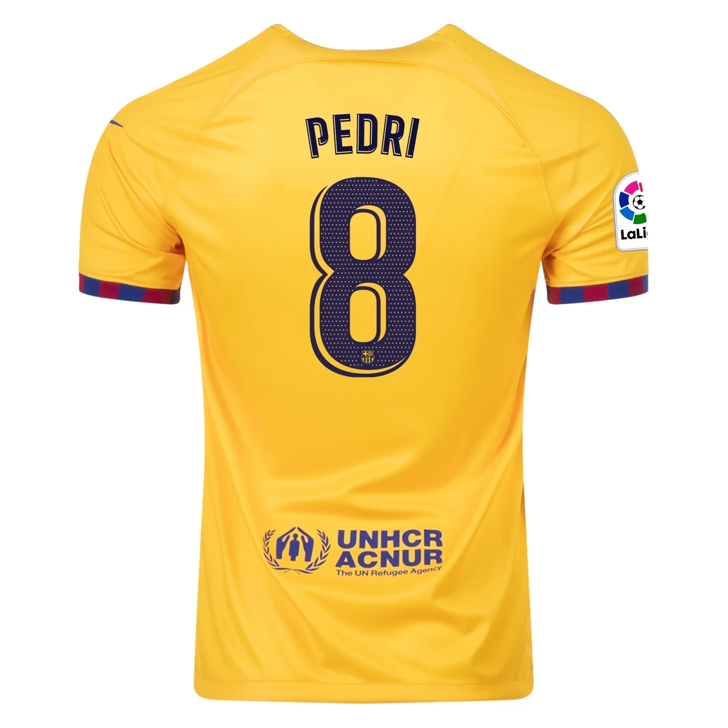 FC Barcelona 2023 Fourth Yellow Soccer Jersey PEDRI