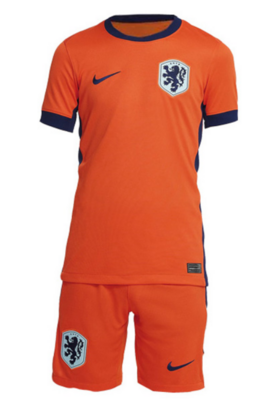 Netherlands Euro 2024 Home Kids Soccer Kit