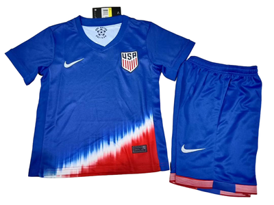 USA Copa America Away 2024 Kids Soccer Kit