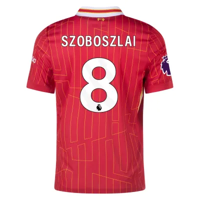 Liverpool 24/25 Home Soccer Jersey For Men SZOBOSZLAI #8