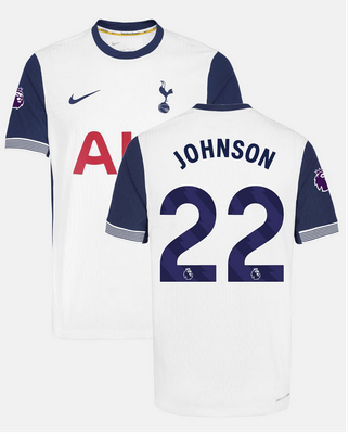 Tottenham Hotspur 24/25 Home Jersey for Men JOHNSON #22
