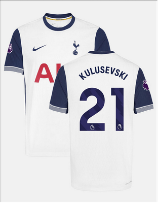 Tottenham Hotspur 24/25 Home Jersey for Men KULUSEVSKI #21